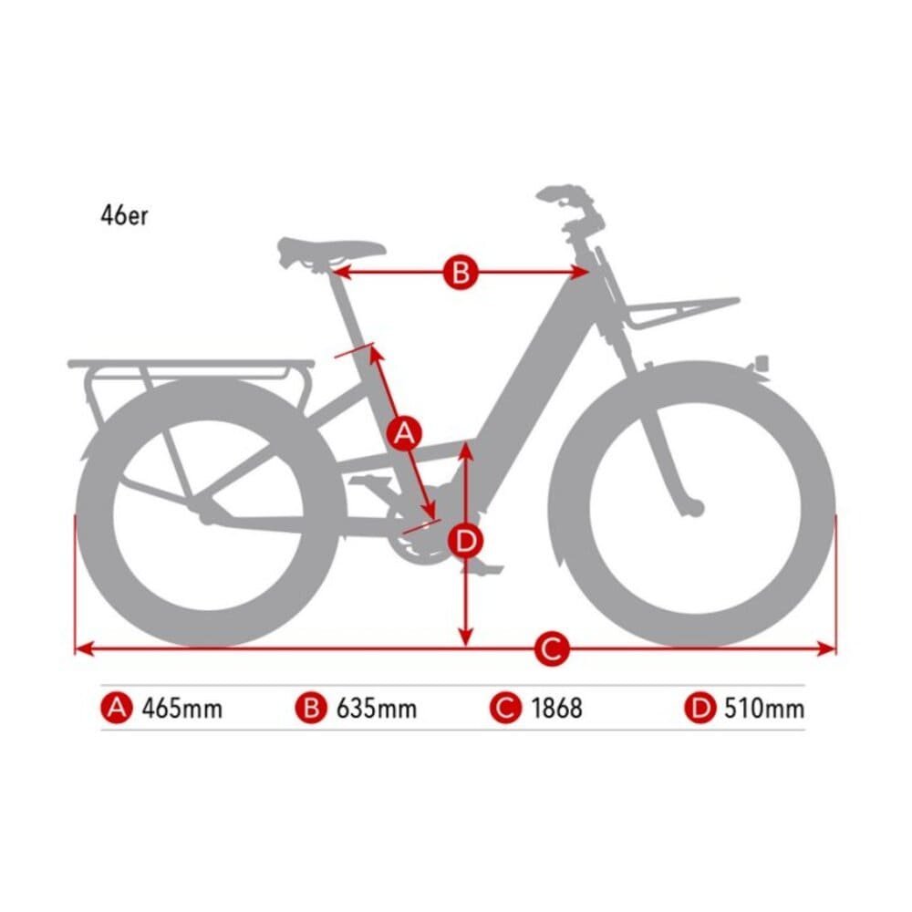 Benno Bikes 46er 10D CX Cargo E-Bike 2025 Denim Blue – Bild 3