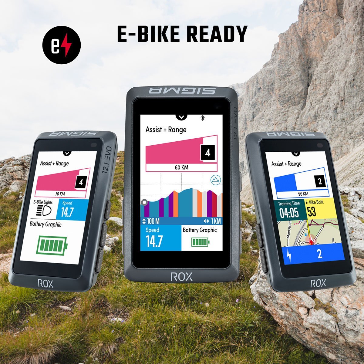 SIGMA ROX 12.1 EVO - GPS Fahrradcomputer - Sensor Set - weiß – Bild 8